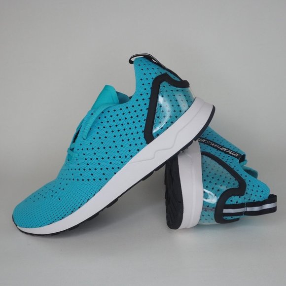 adidas | Shoes | Adidas Zx Flux Adv Asym Pk Running Blue Glow Sneakers Athletic |